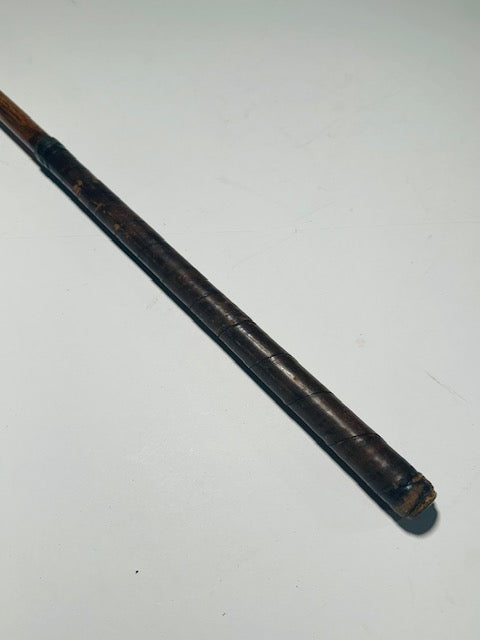 MacGregor Radite mashie hickory golf leather wrap grip