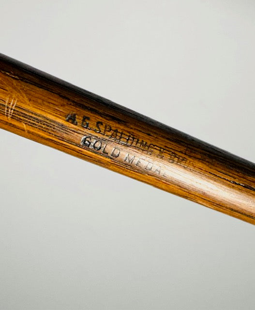 Spalding Gold Medal mid-iron, vintage hickory golf iron