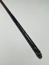 Original hickory shaft and period leather grip of the Braid-Mills putter