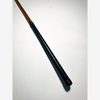 Dark leather wrap grip on the A. Patrick Leven ladies hickory golf niblick