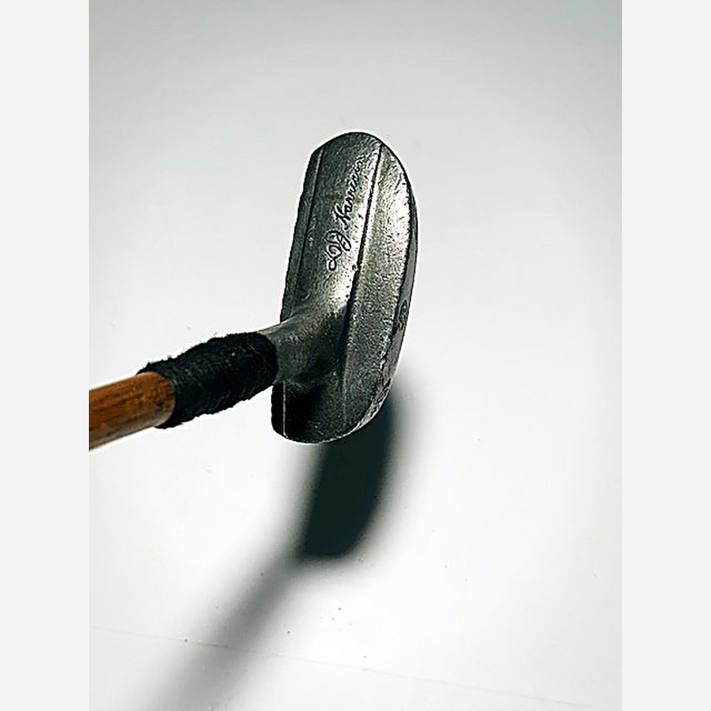 D.J. Harrison Model NH Mallet Putter — hickory golf, view 8