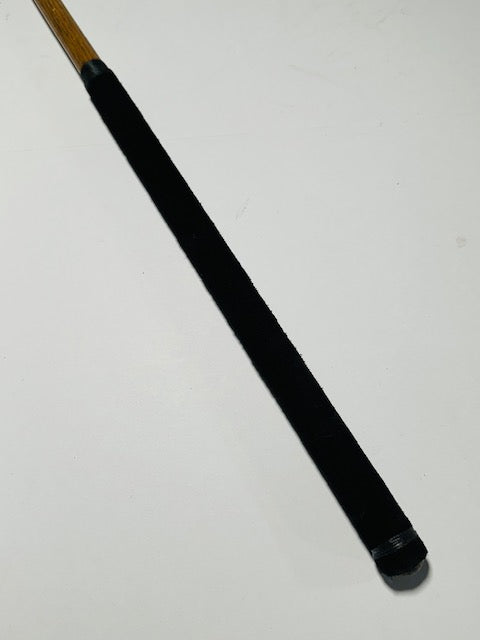 W. Gibson offset blade hickory putter full length on clean background