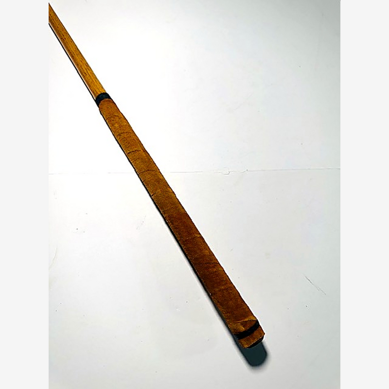 Spalding hickory golf mallet putter, full length view