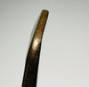 Hosel and back-edge profile of a vintage hickory iron head