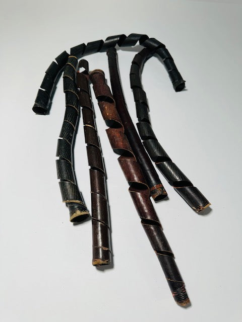 Antique Leather Grips | Pull-Off Originals for Restoration